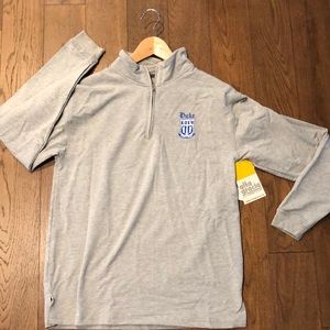 Duke University branded half zip, Men’s sz M. NWT.